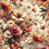 Watercolor Flowers Pattern Ai Painting
