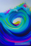 Waving Life Abstract Ai Art