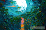 Way To The Moon Fantasy Art Landscape Ai Art