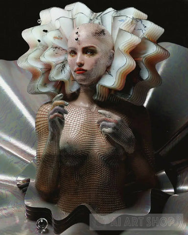 Weird Head Fashion Ai Artwork