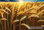 Wheat In The Wind Nature Ai Art