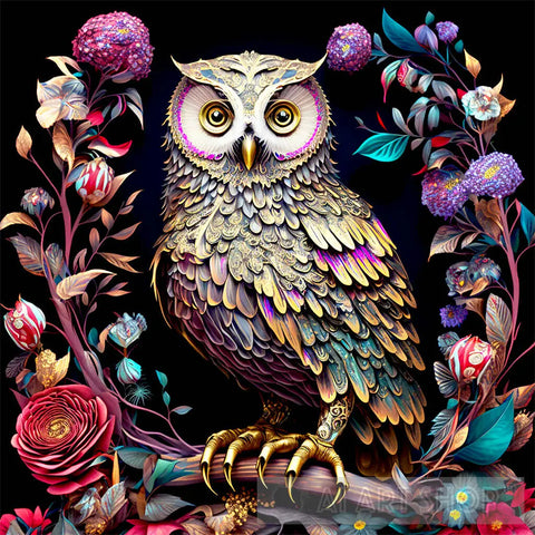 Whimsical Owl Animal Ai Art