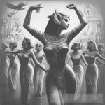 Whispers Of Antiquity: Ai-Rendered Charcoal Depictions Ancient Egyptian Women In Eternal Reverie Ai