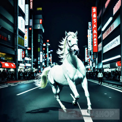 White Horse Tokyo Ai Artwork