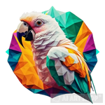 White Parrot Animal Ai Art