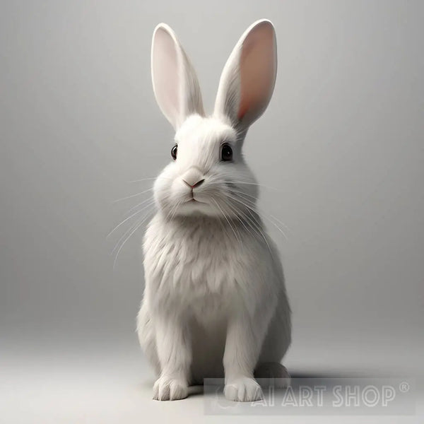 white-rabbit-animal-ai-art-