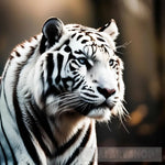 White Siberian Tiger Animal Ai Art