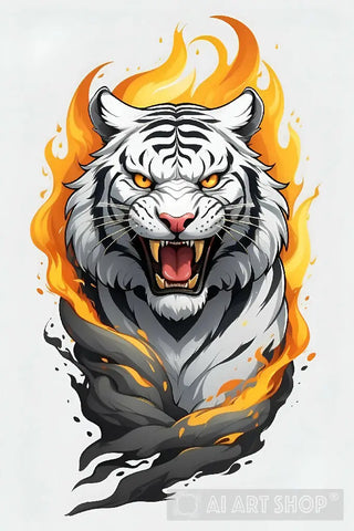 White_Teder Animal Ai Art