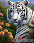 White Tigers Garden 3 Animal Ai Art