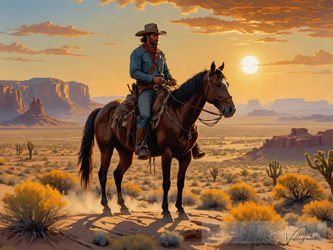 Wild West 6 Landscape Ai Art