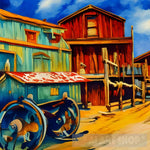 Wild West Architecture Ai Art