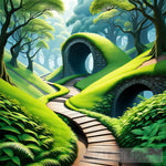 Winding Paths Leading To Mysterious Or Fantastical Destinations Ai Artwork