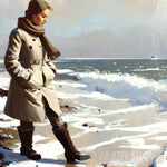 Winter Girl Contemporary Ai Art