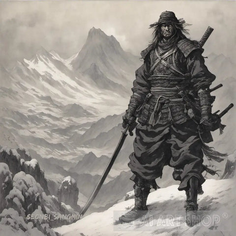 Winter Samurai Ai Artwork