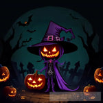 Witch Pumpkin Character Halloween Ai Artwork