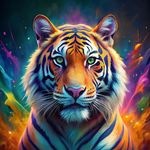 Colorful Tiger