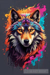 Wolf Ai Painting