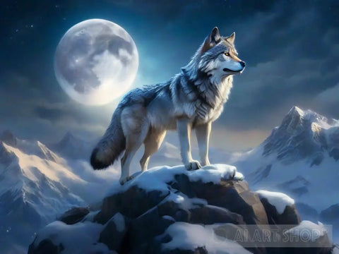 Wolf Animal Ai Art