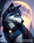 Wolf Companion Animal Ai Art