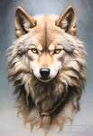 Wolf Portrait Ai Art