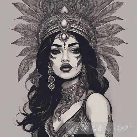 Woman Portrait Ai Art