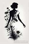 Woman Silhouette Ai Artwork