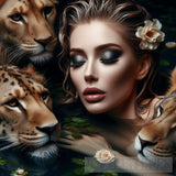 Woman Under Water Ai Artwork