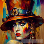 Woman Wearing A Hat #100 Portrait Ai Art