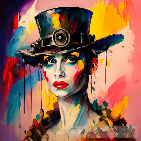 Woman Wearing A Hat #113 Portrait Ai Art