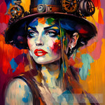 Woman Wearing A Hat #118 Portrait Ai Art