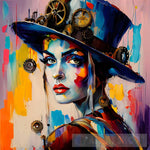 Woman Wearing A Hat #123 Portrait Ai Art