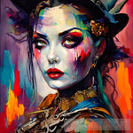 Woman Wearing A Hat #136 Portrait Ai Art