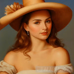 Woman Wearing A Hat #30 Portrait Ai Art