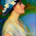 Woman Wearing A Hat #42 Portrait Ai Art