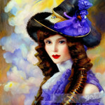 Woman Wearing A Hat #48 Portrait Ai Art