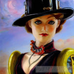 Woman Wearing A Hat #51 Portrait Ai Art