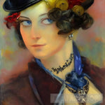 Woman Wearing A Hat #65 Portrait Ai Art