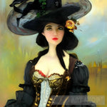 Woman Wearing A Hat #82 Portrait Ai Art