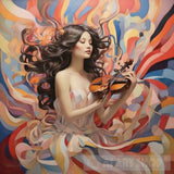 Women Face With Creativity Ai Artwork