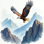 Majestic Eagle in Mountain Majesty