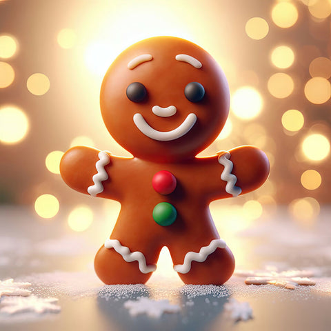 Cute gingerbread man cookie copy