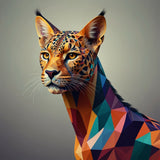 Leonardo_Lightning_XL_A_stylized_animal_blending_geometric_sha_0