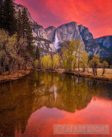 Yosemite National Park Ai Artwork