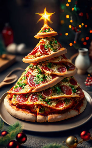 Pizza Christmas tree copy