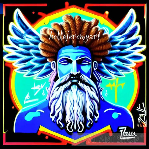 Zeus King Of The Greek Gods Ai Artwork