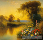 زهور وانهار Ai Painting