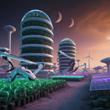 Futuristic Hydroponic Farm