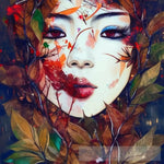 A Beautiful Geisha Girl Portrait Ai Art