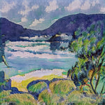 A Lovely Lake Day-Painting-AI Art Shop