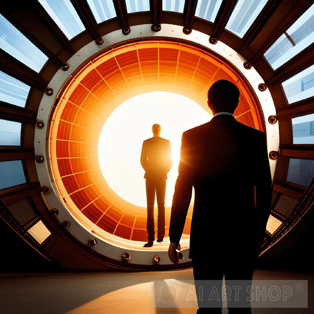 man, future, time machine, traveler, present, future, past, machine...